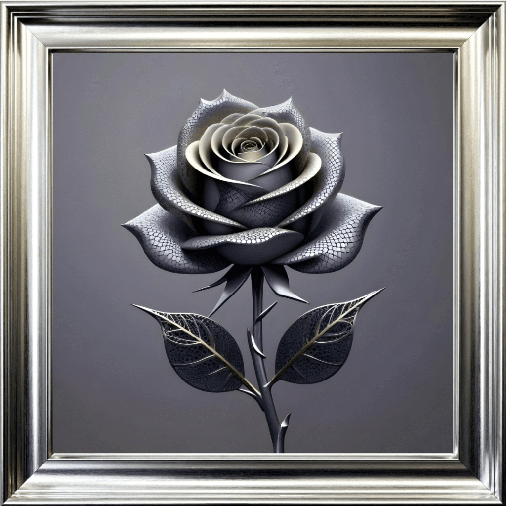 Copper Rose - Framed Wall Art