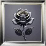Copper Rose - Framed Wall Art