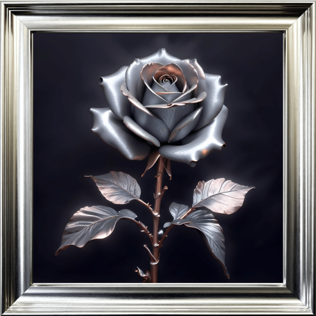 Bronze Rose - Framed Wall Art