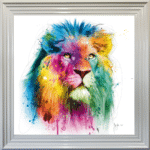 Lion Framed Picture by Patrice Murciano