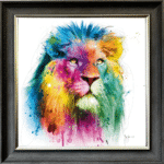 Lion Framed Picture by Patrice Murciano