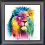 Lion Framed Picture by Patrice Murciano