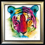 Tiger Framed Picture by Patrice Murciano