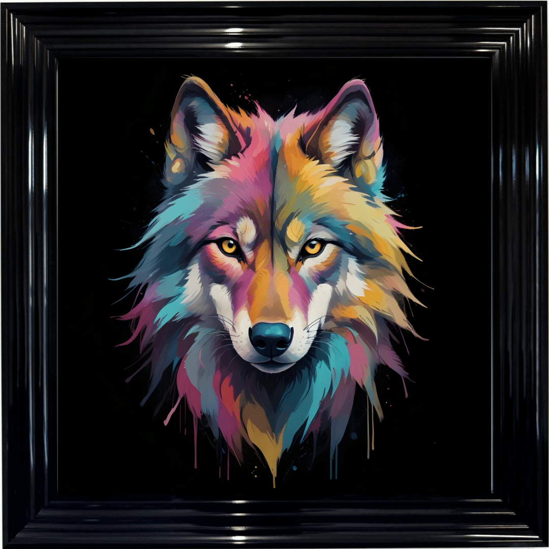 Untitled - 2025-01-04T173956.832 Wolf - Colour Pop Wall Art