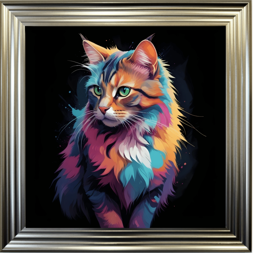Cat - Colour Pop Wall Art