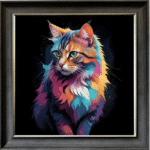 Cat - Colour Pop Wall Art