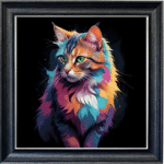 Cat - Colour Pop Wall Art