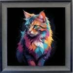 Cat - Colour Pop Wall Art