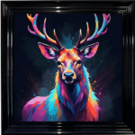 Stag - Colour Pop Wall Art