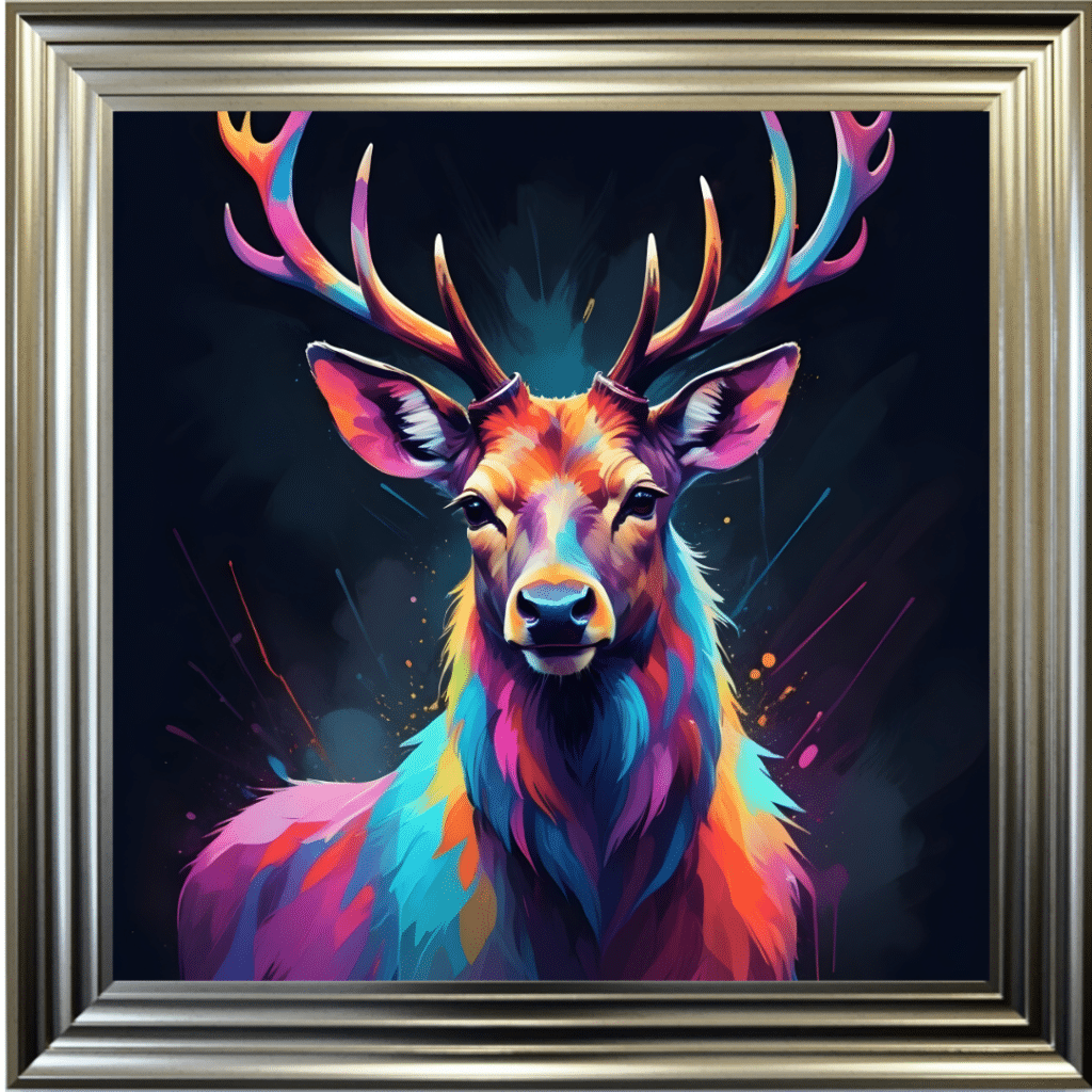 Stag - Colour Pop Wall Art