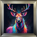 Stag - Colour Pop Wall Art