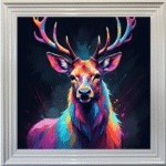 Stag - Colour Pop Wall Art