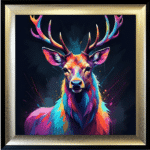 Stag - Colour Pop Wall Art