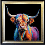 Highland Cow - Colour Pop Wall Art