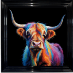 Highland Cow - Colour Pop Wall Art
