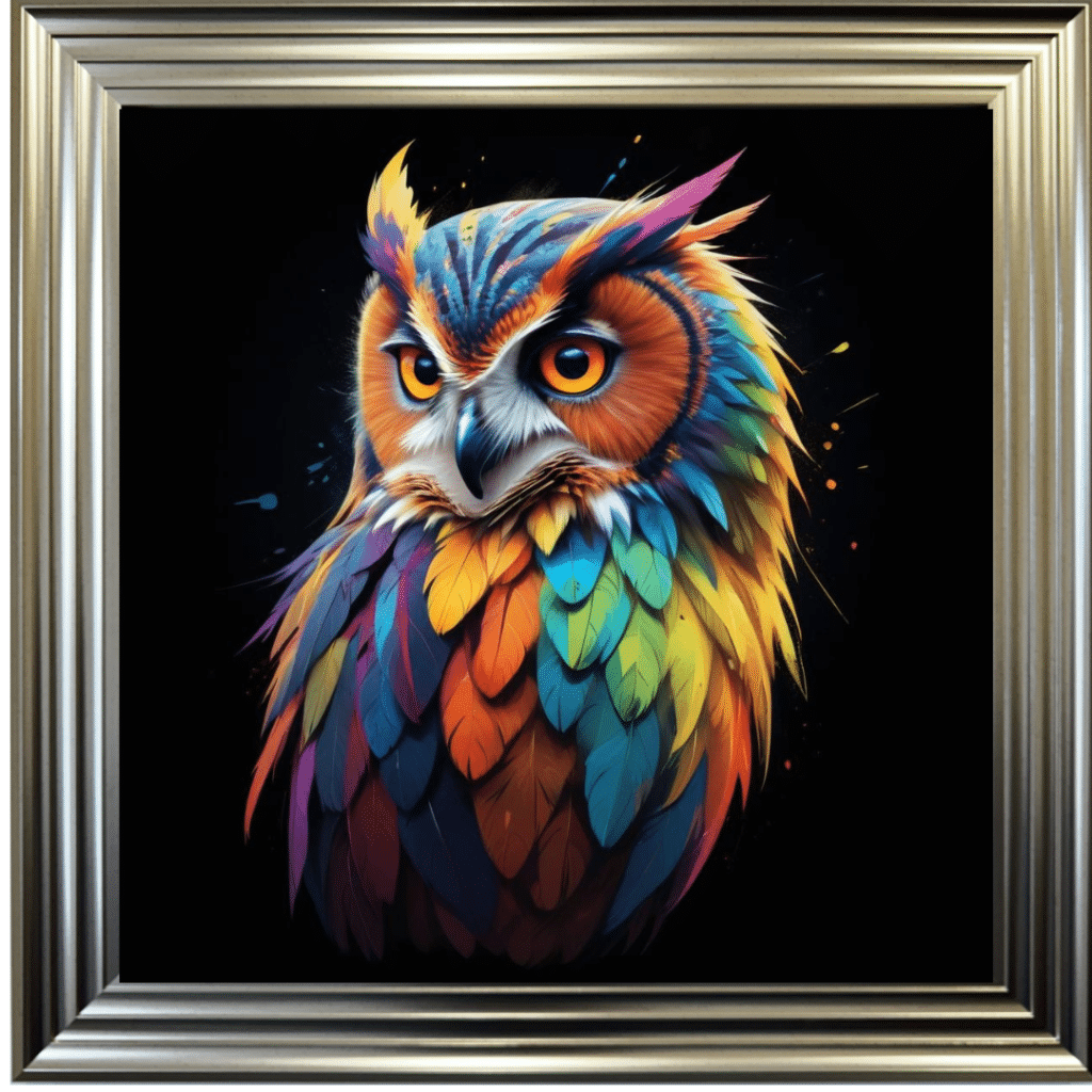 Owl - Colour Pop Wall Art
