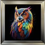 Owl - Colour Pop Wall Art