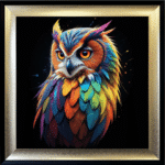Owl - Colour Pop Wall Art
