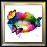 Butterfly Kiss Framed Picture by Patrice Murciano