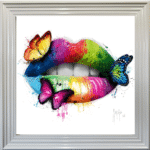 Butterfly Kiss Framed Picture by Patrice Murciano