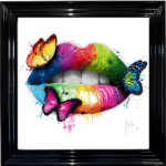 Butterfly Kiss Framed Picture by Patrice Murciano