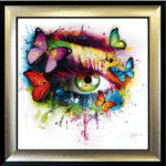 Butterfly Eye 2 Framed Picture by Patrice Murciano