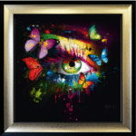 Butterfly Eye Framed Picture by Patrice Murciano