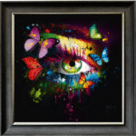Butterfly Eye Framed Picture by Patrice Murciano