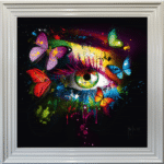 Butterfly Eye Framed Picture by Patrice Murciano