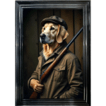 Hunting Retriever - Framed Animal Wall Art