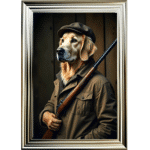 Hunting Retriever - Framed Animal Wall Art
