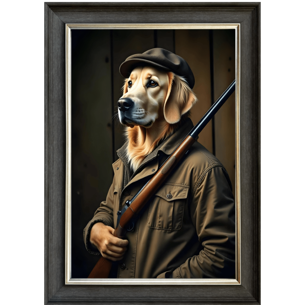 Hunting Retriever - Framed Animal Wall Art