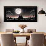 Us Versus The Universe – Romantic Moon Framed Wall Art - Image 5