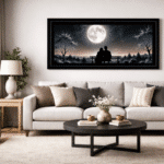 Us Versus The Universe – Romantic Moon Framed Wall Art - Image 6