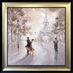 Paris Waltz - Framed Wall Art
