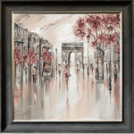 Arc De Triomphe amble - Framed Wall Art