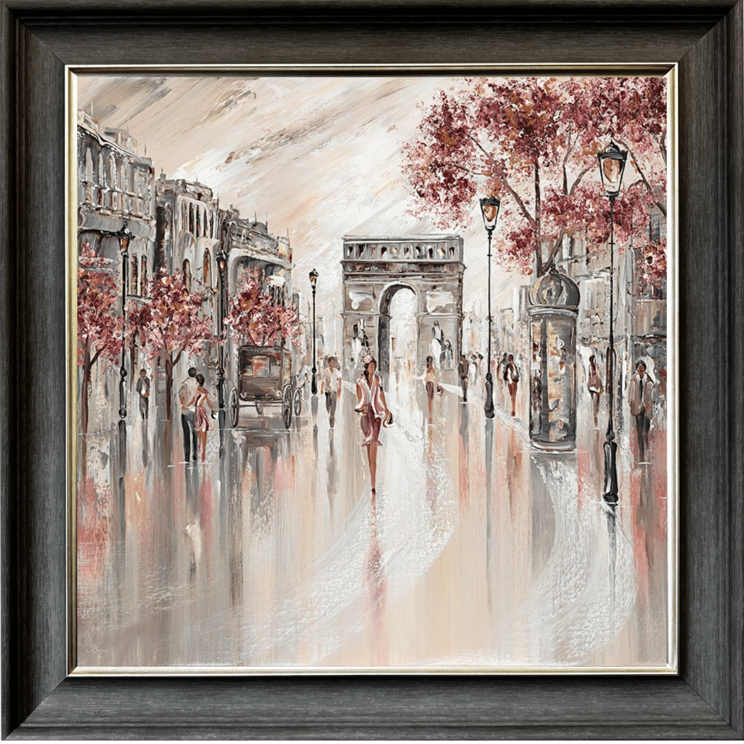 Untitled - 2025-02-12T141206.591 Arc De Triomphe amble - Framed Wall Art