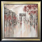 Arc De Triomphe amble - Framed Wall Art