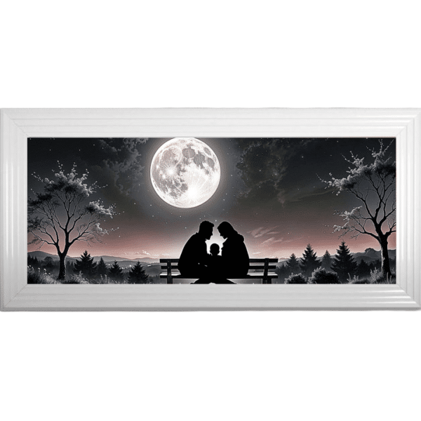 Us three versus the Universe - Framed Wall Art
