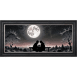 Us three versus the Universe - Framed Wall Art