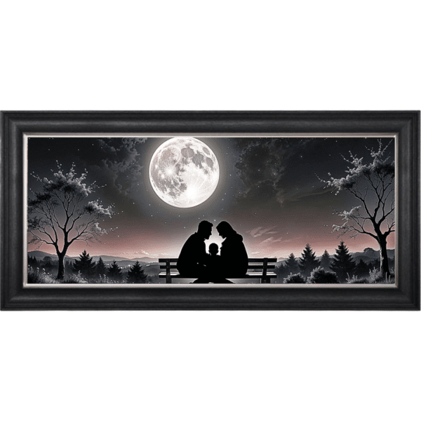 Us three versus the Universe - Framed Wall Art