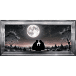 Us three versus the Universe - Framed Wall Art