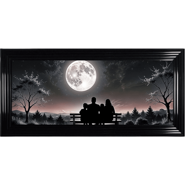 Us four versus the Universe - Framed Wall Art