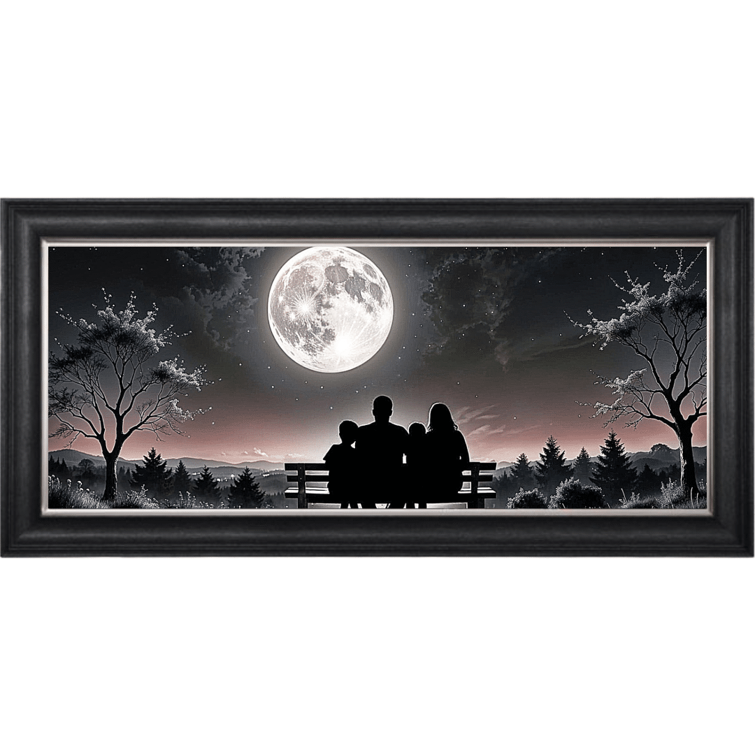 Untitled - 2025-02-20T124333.087 Us four versus the Universe - Framed Wall Art