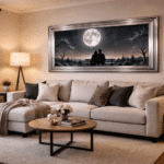 Us Versus The Universe – Romantic Moon Framed Wall Art - Image 3