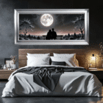 Us Versus The Universe – Romantic Moon Framed Wall Art - Image 7
