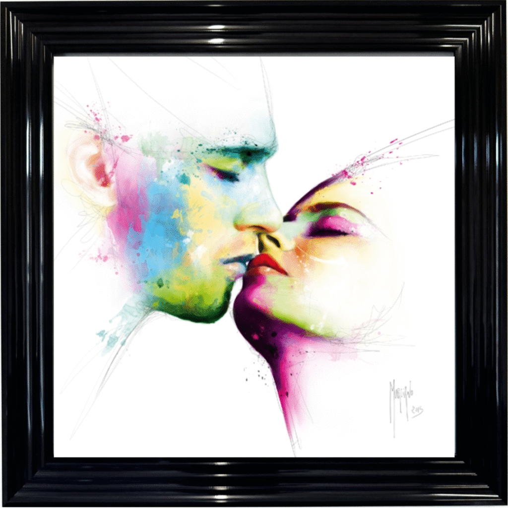 La Baiser Framed Picture by Patrice Murciano