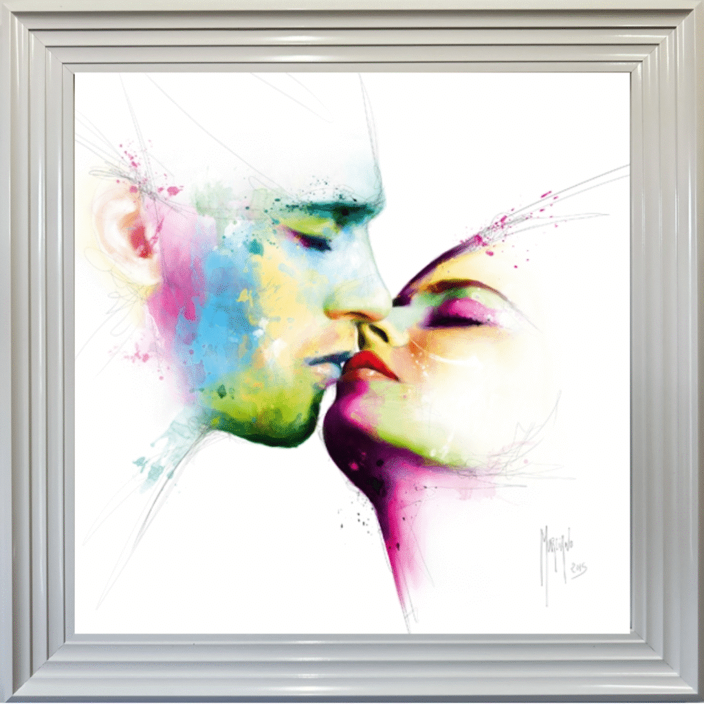 La Baiser Framed Picture by Patrice Murciano