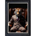 Tiger Boss - Framed Animal Wall Art