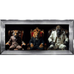 Jungle Mafia Bosses - Framed Animal Wall Art